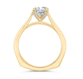 14K Yellow Gold Solitaire Diamond Engagement Ring- Special Order Only